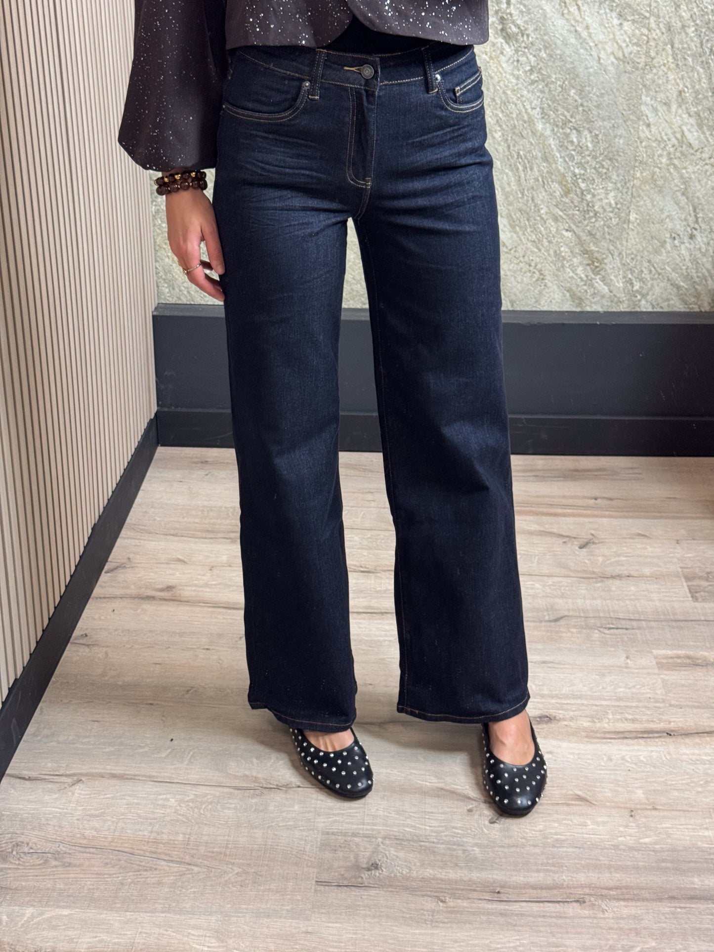 Wide Leg - Dark Denim